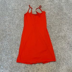SKIMS Red Slip Dress